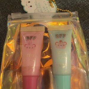 Kids Lip Gloss Set - Pink and Blue